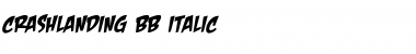 Download CrashLanding BB Font Download CrashLanding BB Font