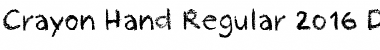 Download Crayon Hand Regular 2016 Demo Font Download Crayon Hand Regular 2016 Demo Font