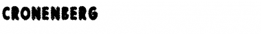 Download cronenberg Font Download cronenberg Font