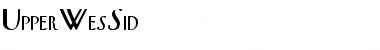 Download UpperWesSid Font Download UpperWesSid Font