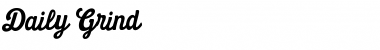 Download Daily Grind - Demo Font Download Daily Grind - Demo Font