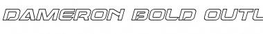 Download Dameron Bold Outline Italic Font Download Dameron Bold Outline Italic Font