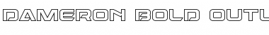 Download Dameron Bold Outline Font Download Dameron Bold Outline Font