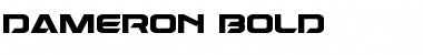 Download Dameron Bold Font Download Dameron Bold Font