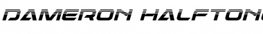 Download Dameron Halftone Italic Font Download Dameron Halftone Italic Font