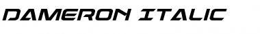 Download Dameron Italic Font Download Dameron Italic Font