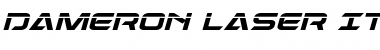 Download Dameron Laser Italic Font Download Dameron Laser Italic Font