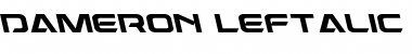 Download Dameron Leftalic Font Download Dameron Leftalic Font