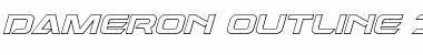 Download Dameron Outline Italic Font Download Dameron Outline Italic Font
