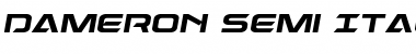 Download Dameron Semi-Italic Font Download Dameron Semi-Italic Font