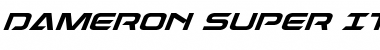 Download Dameron Super-Italic Font Download Dameron Super-Italic Font