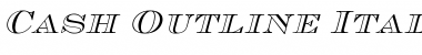 Download Cash Outline Font Download Cash Outline Font
