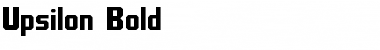 Download Upsilon Bold Font Download Upsilon Bold Font