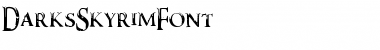 Download DarksSkyrimFont Font Download DarksSkyrimFont Font