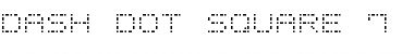 Download Dash Dot Square-7 Font Download Dash Dot Square-7 Font