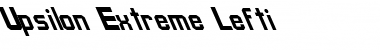 Download Upsilon Extreme Lefti Font Download Upsilon Extreme Lefti Font