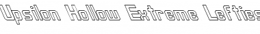 Download Upsilon Hollow Extreme Lefties Font Download Upsilon Hollow Extreme Lefties Font