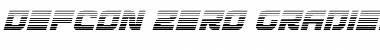 Download Defcon Zero Gradient Italic Font Download Defcon Zero Gradient Italic Font