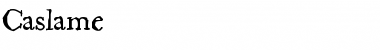 Download Caslame Font Download Caslame Font