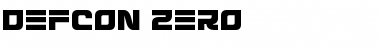 Download Defcon Zero Font Download Defcon Zero Font
