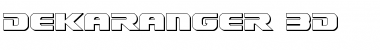 Download Dekaranger 3D Font Download Dekaranger 3D Font