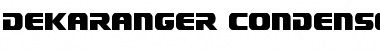 Download Dekaranger Condensed Font Download Dekaranger Condensed Font
