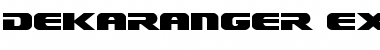 Download Dekaranger Expanded Font Download Dekaranger Expanded Font