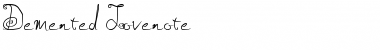 Download Demented Lovenote Font Download Demented Lovenote Font
