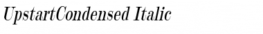 Download UpstartCondensed Font Download UpstartCondensed Font