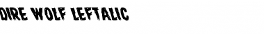Download Dire Wolf Leftalic Font Download Dire Wolf Leftalic Font