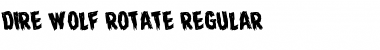 Download Dire Wolf Rotate Font Download Dire Wolf Rotate Font