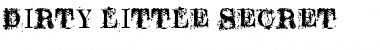 Download Dirty little secret Font Download Dirty little secret Font