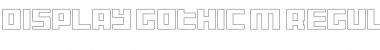 Download Display Gothic M Font Download Display Gothic M Font