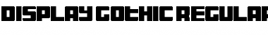 Download Display Gothic Font Download Display Gothic Font