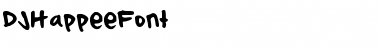 Download DJHappeeFont Font Download DJHappeeFont Font