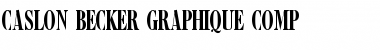 Download Caslon Becker Graphique Comp Font Download Caslon Becker Graphique Comp Font