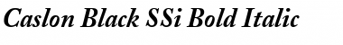 Download Caslon Black SSi Font Download Caslon Black SSi Font