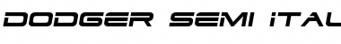Download Dodger Semi-Italic Font Download Dodger Semi-Italic Font