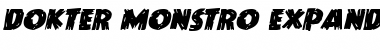 Download Dokter Monstro Expanded Italic Font Download Dokter Monstro Expanded Italic Font