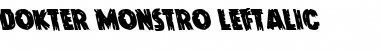 Download Dokter Monstro Leftalic Font Download Dokter Monstro Leftalic Font