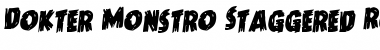 Download Dokter Monstro Staggered Rotalic Font Download Dokter Monstro Staggered Rotalic Font