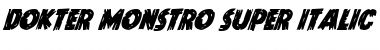 Download Dokter Monstro Super-Italic Font Download Dokter Monstro Super-Italic Font