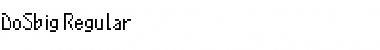 Download DoSbig Font Download DoSbig Font