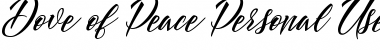 Download Dove of Peace Personal Use Font Download Dove of Peace Personal Use Font