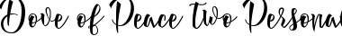 Download Dove of Peace two Personal Use Font Download Dove of Peace two Personal Use Font