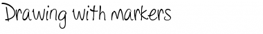 Download Drawing with markers Font Download Drawing with markers Font