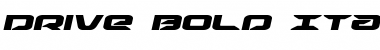 Download Drive Bold Italic Font Download Drive Bold Italic Font