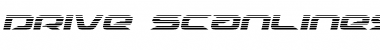 Download Drive Scanlines Italic Font Download Drive Scanlines Italic Font