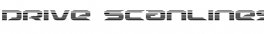 Download Drive Scanlines Font Download Drive Scanlines Font