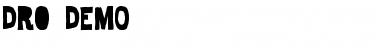 Download Dro DEMO Font Download Dro DEMO Font